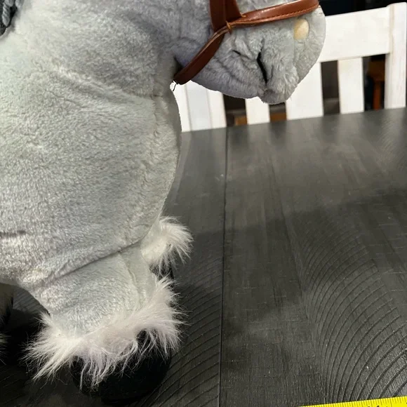 VINTAGE 1984 CABBAGE PATCH KIDS HORSE PONY CPK COLECO STUFFED ANIMAL PLUSH GREY - Picture 9 of 11